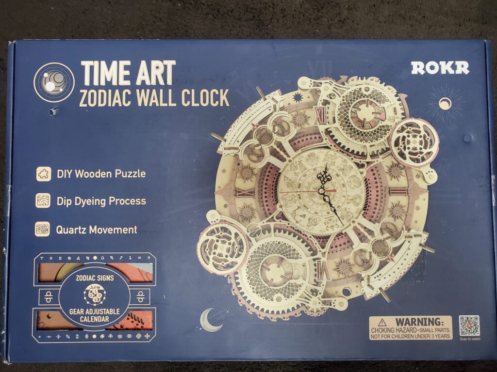 ROKR】木製立体パズル時計 ZODIAC WALL CLOCK ｜ なおきちのゆる日和