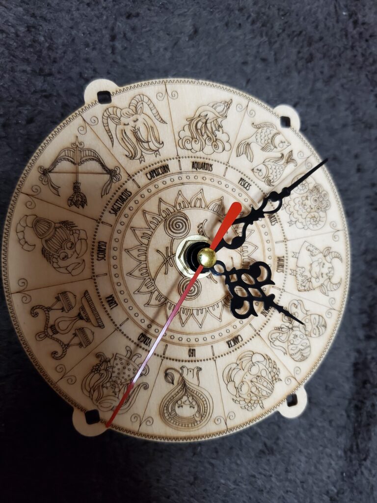 ROKR】木製立体パズル時計 ZODIAC WALL CLOCK ｜ なおきちのゆる日和